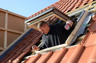 Pose de fenêtres de toit Velux à la Chèvrerie